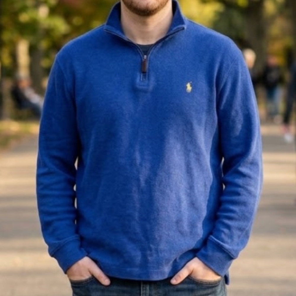 Ralph Lauren Royal Blue Half-Zip Pullover